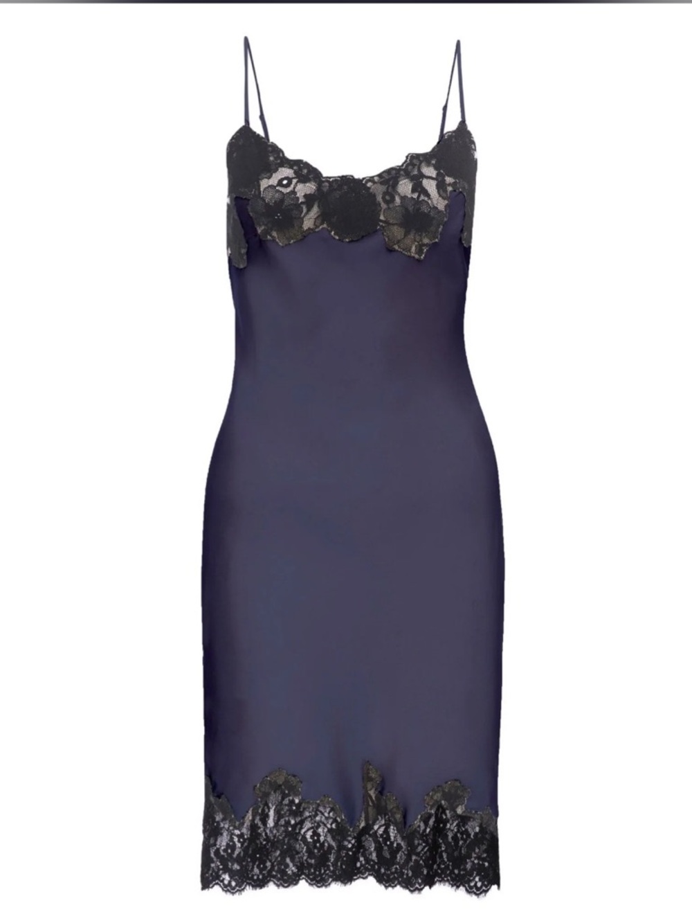 Gold Hawk Marilyn Silk Slip Dress (navy) • $230 MSRP • Small New With Tags